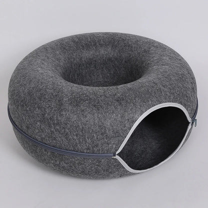 Peekaboo Cat Cave in Dark Gray